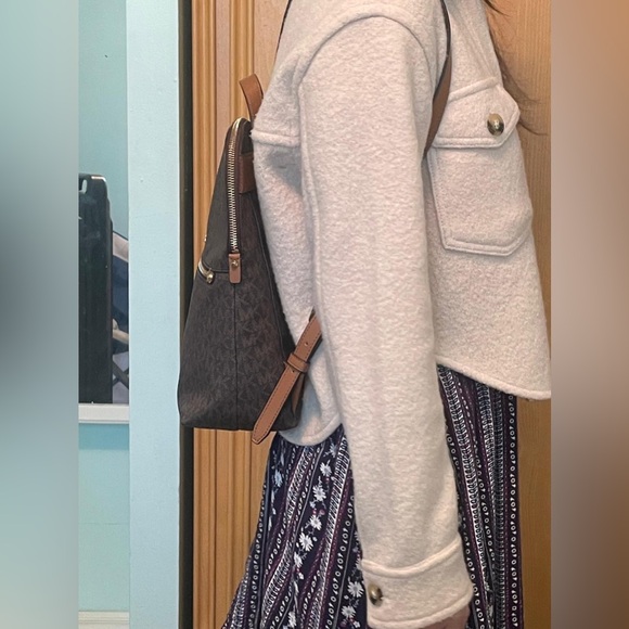 Michael Kors Rhea Medium Slim Logo Backpack - Picture 10 of 16